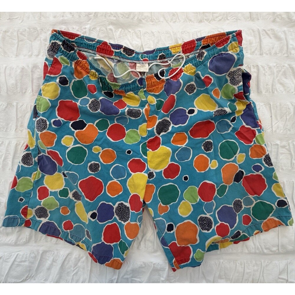 Jams World Men’s Drawstring Unlined Swim Trunks, XL, Multicolored, GUC